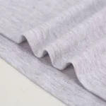 Heather Gray short-sleeve crew-neck T-shirt hem view