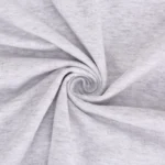 Heather Gray short-sleeve crew-neck T-shirt fabric view