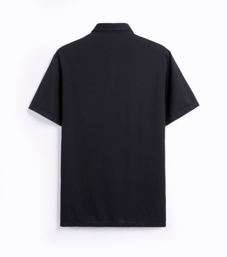 Black King's Eagle 0001 mesh polo shirt, back view
