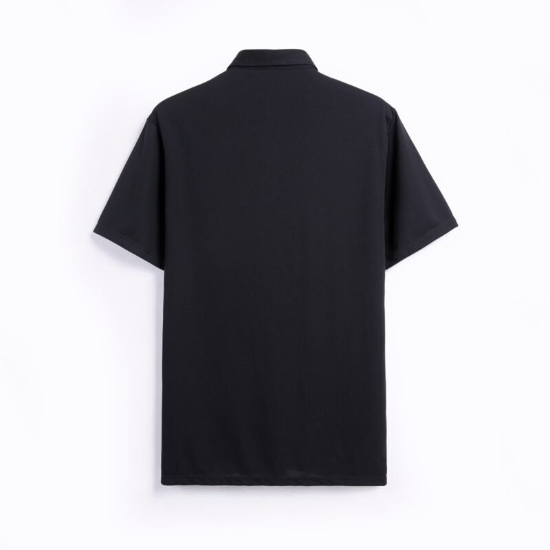 Black King's Eagle 0001 mesh polo shirt, back view