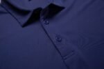 Navy King's Eagle 0001 mesh polo shirt, detail-2 view