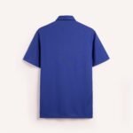 Royal Blue King's Eagle 0001 mesh polo shirt, back view