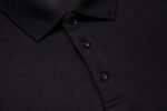 Black King's Eagle 0002 pique polo shirt, detail-1 view