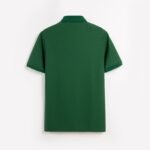 Forest Green King's Eagle 0002 pique polo shirt, back view
