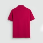 Red King's Eagle 0002 pique polo shirt, back view