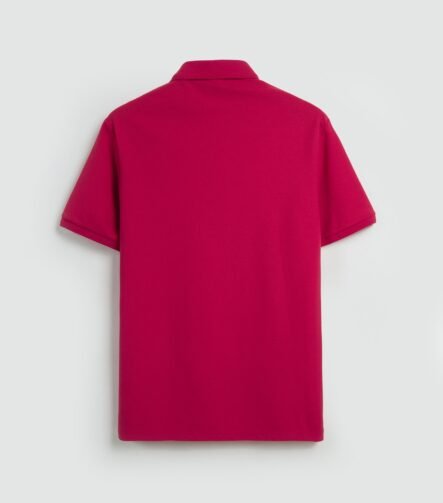 Red King's Eagle 0002 pique polo shirt, back view