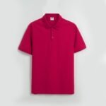 Red King's Eagle 0002 pique polo shirt, front view