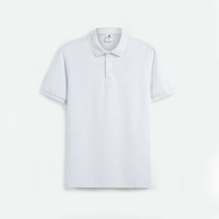 White King's Eagle 0002 pique polo shirt, front view
