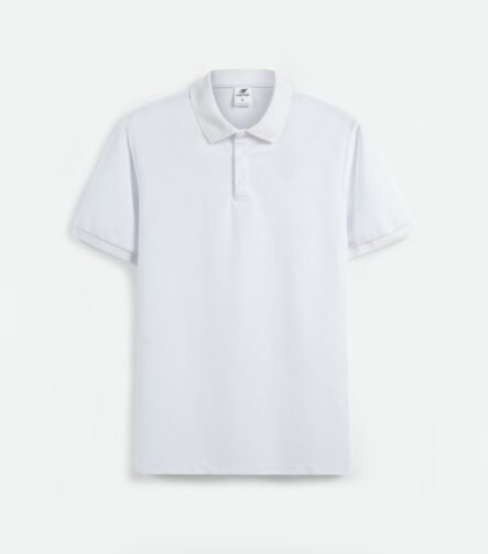 White King's Eagle 0002 pique polo shirt, front view