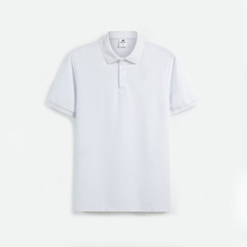 White King's Eagle 0002 pique polo shirt, front view